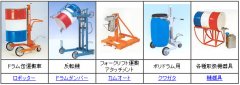 OSAKA TAIYU油桶叉車，托盤回轉支承及升降臺
